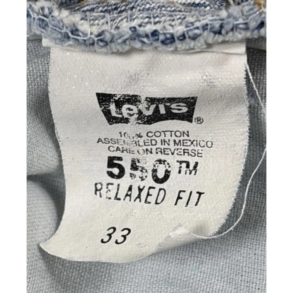 Vintage Levi's 505 Shorts Orange Tab Mens 33 Medium Wash Denim Jorts USA 90s Y2K